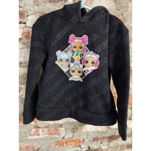 PUMA Other - PUMA x L.O.L. Suprise! Toddler Fleece Pullover Girls Sz 5t Hoodie Sweatshirt D1